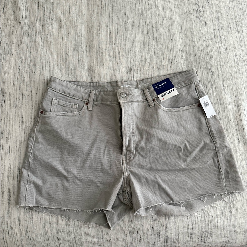 Old Navy Gray Denim Shorts